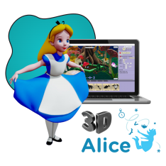Alice 3d - КИБЕРшкола программирования для детей, компьютерные курсы для школьников, начинающих и подростков - KIBERone г. Арзамас
