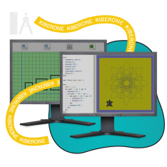Исполнители чертежник и черепашка - КИБЕРшкола программирования для детей, компьютерные курсы для школьников, начинающих и подростков - KIBERone г. Арзамас