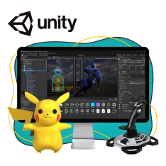 Мир игр на Unity 2D на популярном движке + AI-помощники - КИБЕРшкола программирования для детей, компьютерные курсы для школьников, начинающих и подростков - KIBERone г. Арзамас