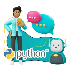 Умный чат-бот на Python на Telegram - КИБЕРшкола программирования для детей, компьютерные курсы для школьников, начинающих и подростков - KIBERone г. Арзамас