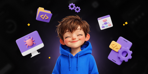 Идеальный сайт с нуля: код, дизайн и AI-помощник - КИБЕРшкола программирования для детей, компьютерные курсы для школьников, начинающих и подростков - KIBERone г. Арзамас